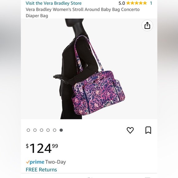 Vera Bradley Diaper Bag in Jazzy Blooms - Picture 10 of 10